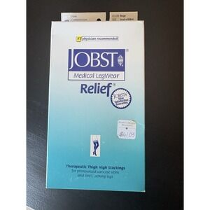 Jobst‎ Medical Legwear Relief 20-30mmHg Firm Compression Knee High Socks S Biege